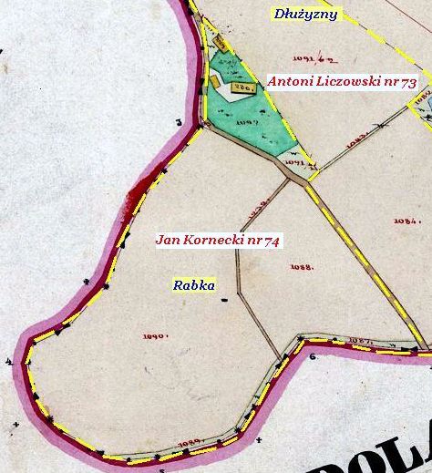 Zagroda i grunty Jana Korneckiego w 1787 r.jpg