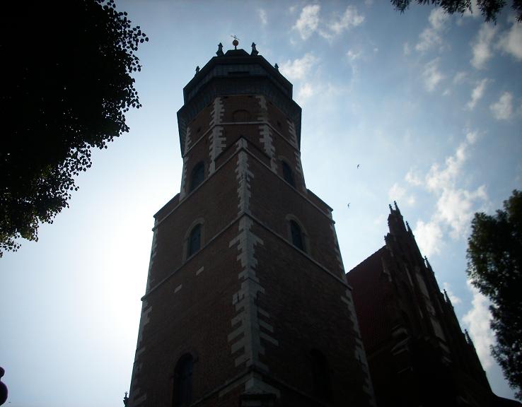 1. Kraków - kościoł Bożego Ciała - wieża.JPG