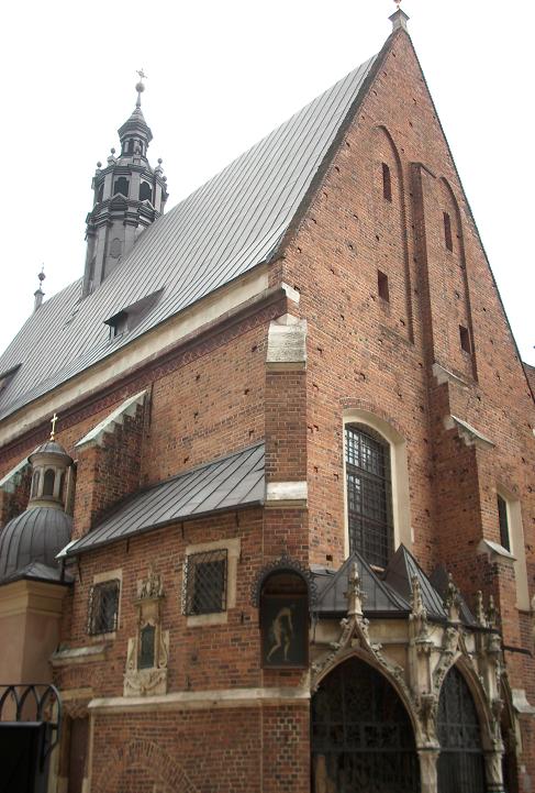10. Kraków - kościół św. Barbary - gotycki kościół cmentarny.JPG