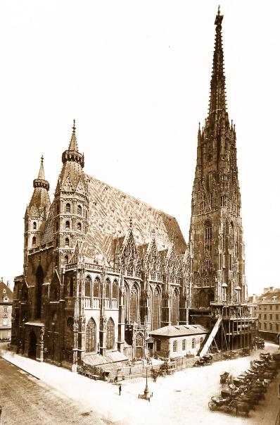 Katedra w Wiedniu - fot. z 1870 r..JPG