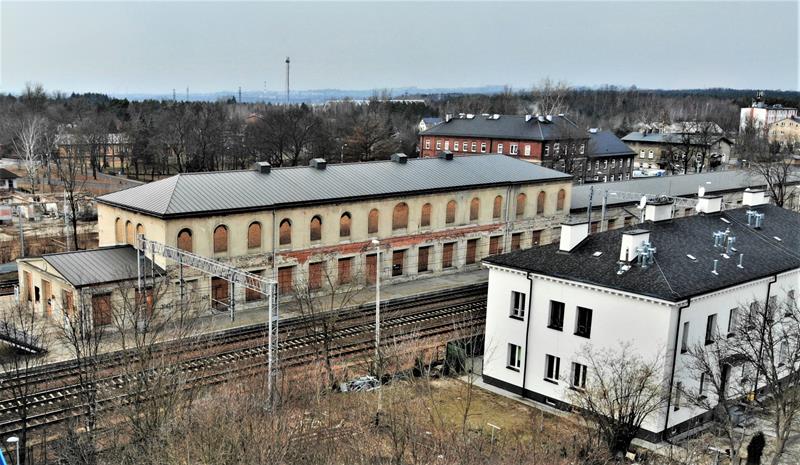 Dworzec kolejowy w Maczkach w marcu 2022 (6).JPG