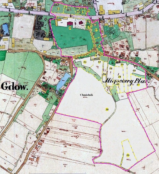Plebanskie grunty na Podkoscielu w 1787.jpg