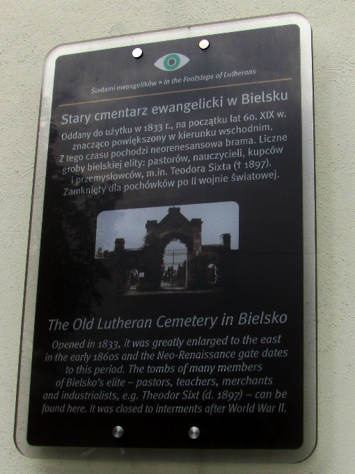 Bielsko Biała - Stary Cmentarz Ewangelicki - fot. 3.JPG