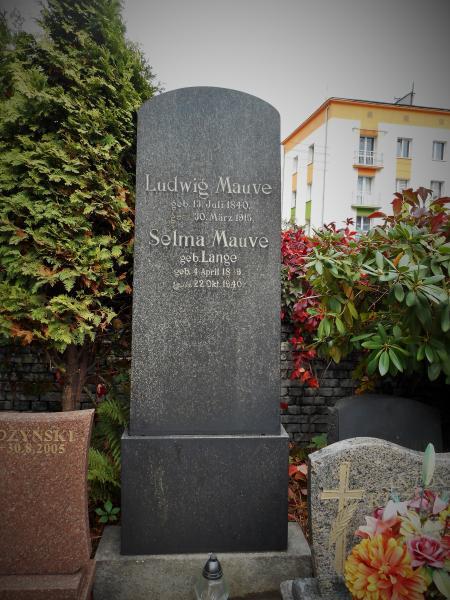 Ludwik Mauve przytłoczony współczesnymi grobami.jpg