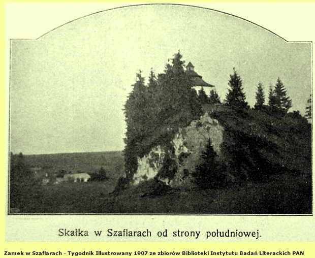 3. Zamek w Szaflarach w 1907 r..jpg