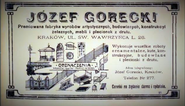 Reklama zakładu Józefa Góreckiego.JPG