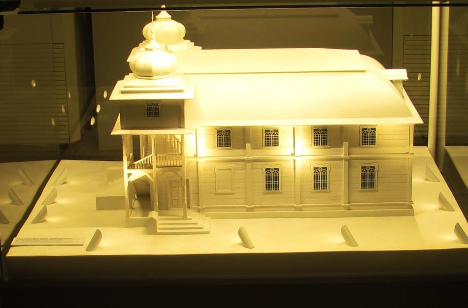 Muzeum Etnograficzne - Gąbin - model synagogi fot. 1.JPG