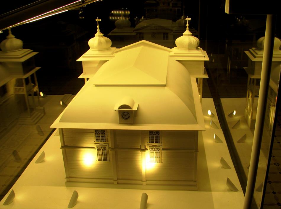 Muzeum Etnograficzne - Gąbin - model synagogi fot. 2.JPG