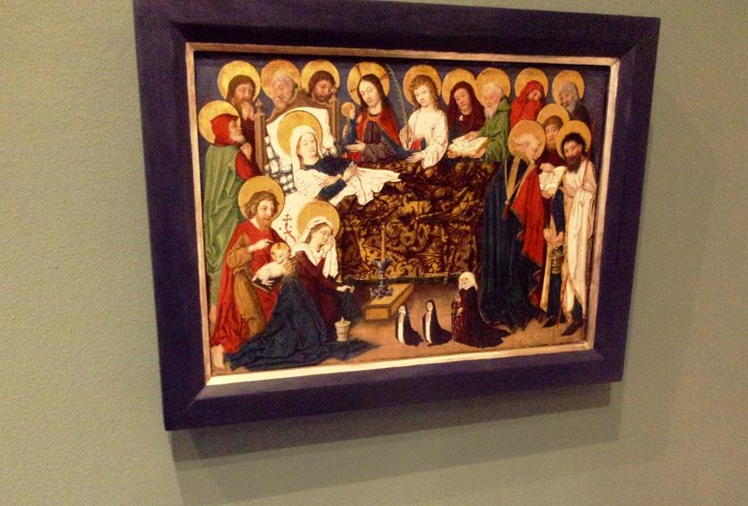 Zaśnięcie Matki Boskiej - P. Brueghel - 1490 r..JPG