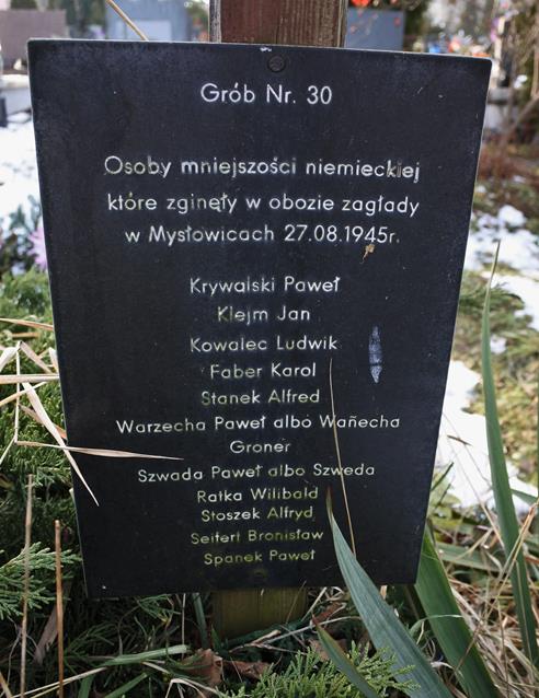 Kwatera ofiar obozu pracy w Mysłowicach (35).JPG