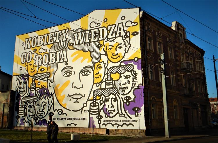 Katowice - mural przy ulicy Gliwickiej (1).JPG