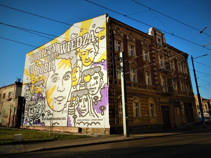 Katowice - mural przy ulicy Gliwickiej (2).JPG