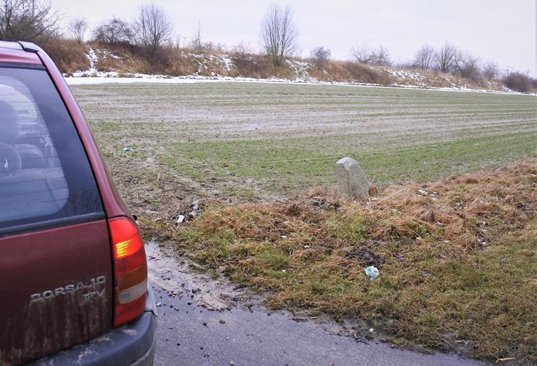 Częstocice - kamień przy drodze na Brzeg (1).JPG