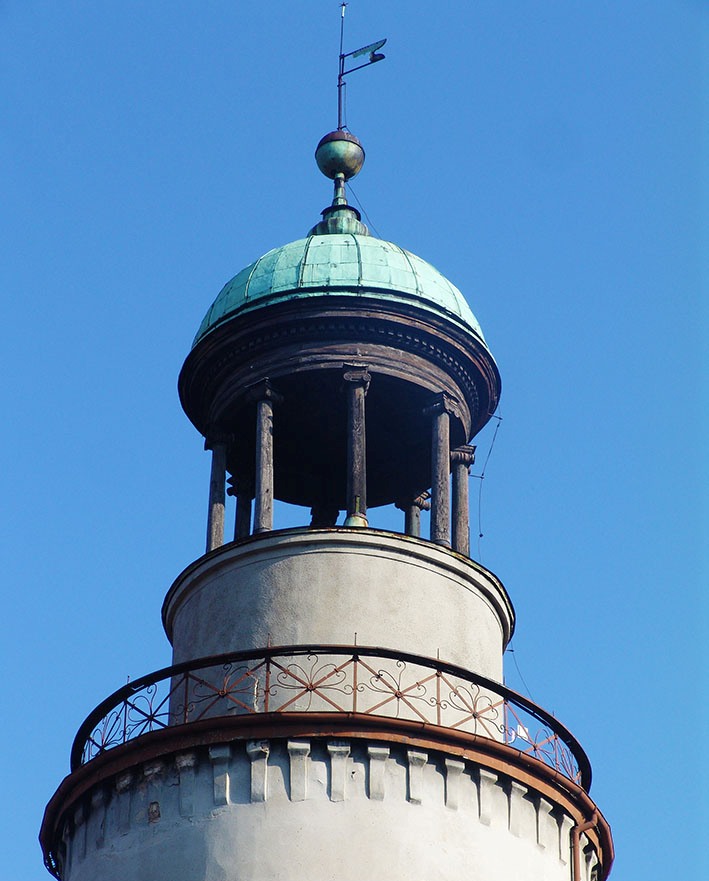 3. Ziębice (niem. Münsterberg) wieża – zbliżenie.JPG