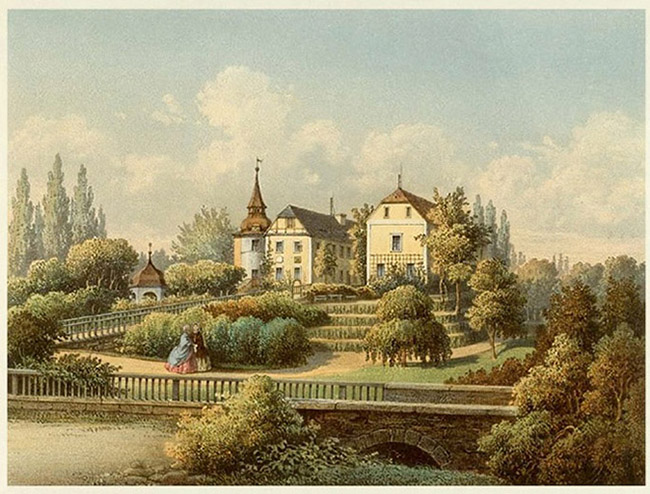 1. Adelsdorf (ob. Zagrodno Dolne)  - A. Duncker 1873-74.jpg