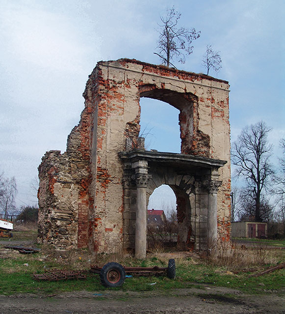 4. Olszany (niem. Ölse) -  pałac. stan obecny.JPG