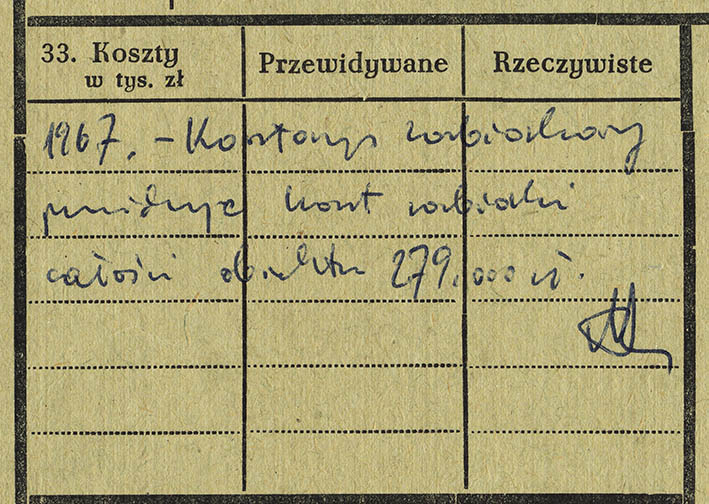 4. Piotrowice (jaworski) - postanowienie po wizytacji Służby Ochrony Zabytków - 1967.JPG