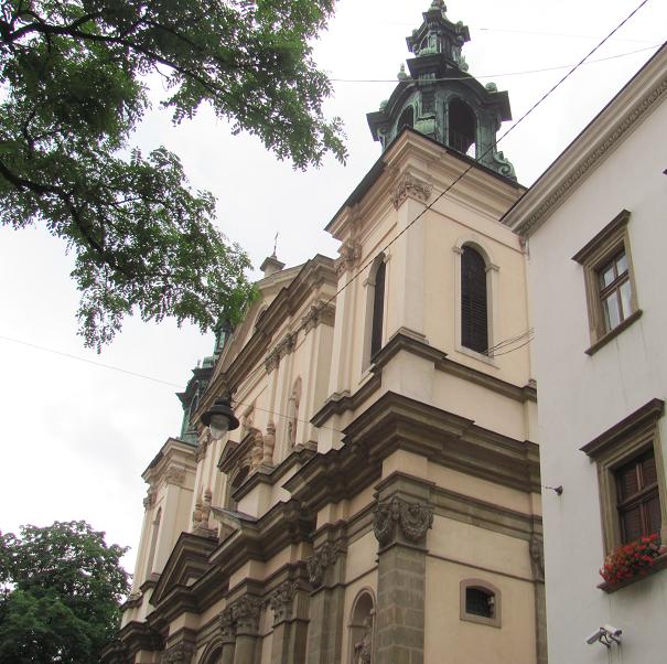 Św. Anna w Krakowie - 2 - fasada barokowa.JPG