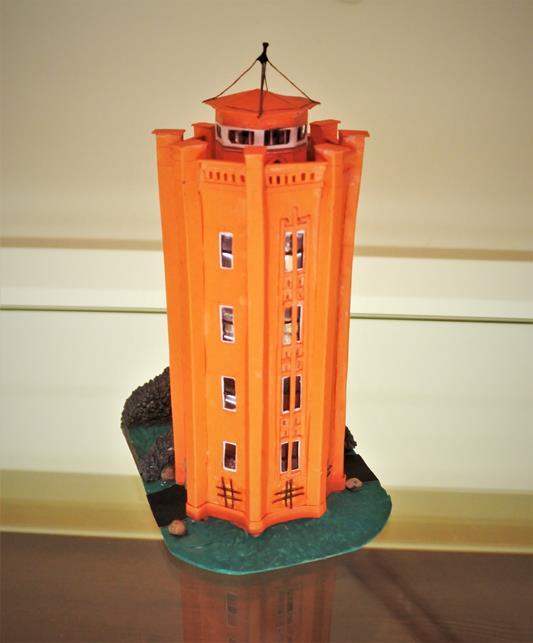 Wieża wodna - model z muzeum.JPG