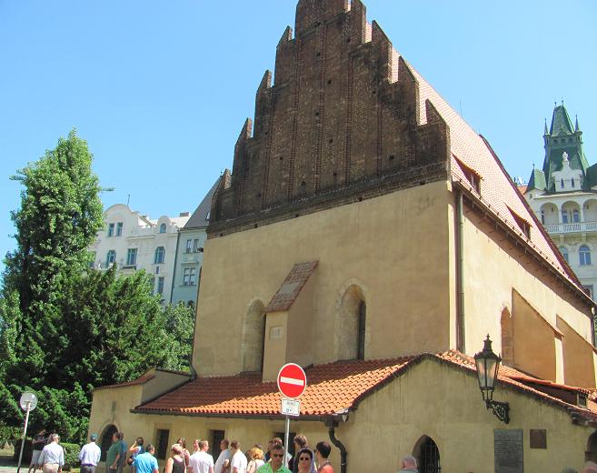 Praga - synagoga Staronowa - fot. 1.JPG
