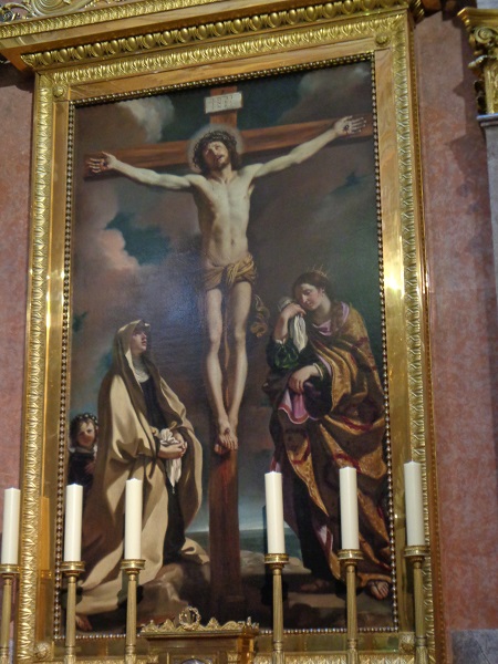 Wawel katedra kaplica Potockich obraz Guercino.JPG