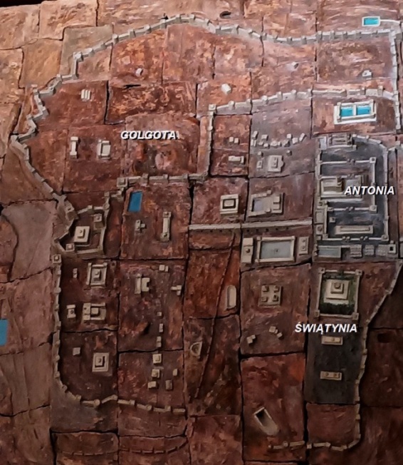 11 - plan dawnej Jerozolimy - Golgota była poza murami miasta.jpg