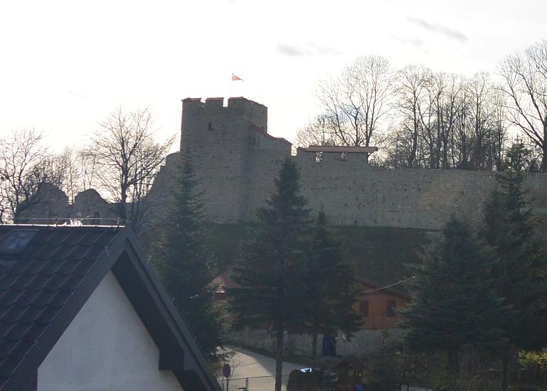 Dobczyce - mury Starego Miasta - 2.JPG